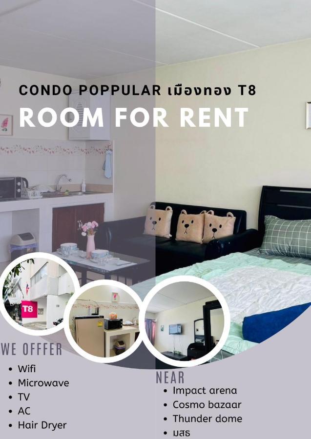 For Rent Condo Popular T8 Fl9 بانكوك المظهر الخارجي الصورة